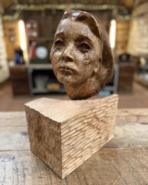 Kirsten Ramsay Instagram - A real challenge on tonight’s Repair Shop, a sculpted plaster head with a large section missing along with the original wooden base.

It was one that required me to dig deep into my years of experience to find a treatment that would look good but also have the strength to support the structure of the sculptural head.

I couldn’t have done it without the help of @williamkirkrestoration who carved an exact replica of the missing original base and helped devise a plan to bond the two sections together.

We only had two poor quality pictures to work from but a happy outcome when the sculpture was revealed to Martin and it was just as he had remembered it as a boy. 

Catch up on @bbciplayer 

@therepairshoptv #repairshop #conservation 
#restoration #repair #sculpture #sculptures 
#paintedplaster #paintedplastersculpture 
#paintedplasterheads #kirstenramsay #milosaxman 
#czechoslovakia #conservatorsofinstagram