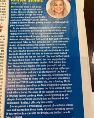 Kirsten Storms Instagram - Thank you @soapdigest 🥰. @generalhospitalabc #generalhospital