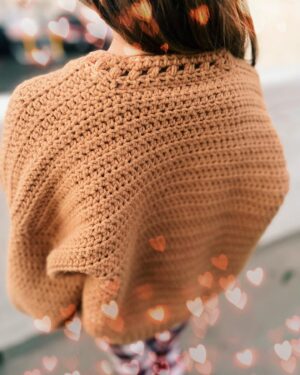 Kirsten Storms Instagram - You’d think she’d be tired of me making her sweaters by now. Fortunately, for me and my yarn stash, she is not. 🙆🏼‍♀️

Yarn: Pound of Love in “Pumpkin Pie” by @lionbrandyarn. 
No pattern used. 
As I told @emmerylan “I winged it!” 🤘🏼
#lionbrandyarn #crochetersofinstagram