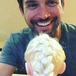Kirsten Storms Instagram - ◾️ Feeling nice, might delete later 😆◾️You let her style your hair, you took care of her favorite balloon (even though she liked that balloon better than any of the gifts we bought her), you practice your braiding skills on her Elsa doll, watch YouTube videos so you can give her the exact haircut that she asked for, you make silly faces on FaceTime to make her laugh, you take the time to stop and put flowers in her hair, but most of all you make her feel loved. 🥰 
 Happy Father’s Day to a fantastic #girldad @brandonjbarash