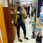 Kirsten Storms Instagram - Back at @generalhospitalabc after a lovely winter break. 💕 My “returning to work” #OOTD (until I put my FAKE pregnancy belly and wardrobe on) includes: @yfbclothing jacket (it’s fully lined and oh-so-soft), vintage @paulmccartney tee (found at a thrift store), @joesjeans, @vincecamuto shoes (I think they are available now at @nordstromrack 🙆🏼‍♀️) and the bag is by @maisonvalentino.
