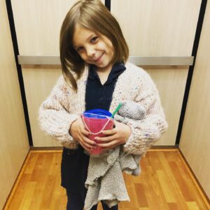 Kirsten Storms Instagram - When your mini wears a sweater you made > everything else. 🥰