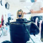 Kirsten Storms Instagram - @abrahamjosephr’s hair chair is usually my first stop when I get to work (I honestly can’t think of a better way to start my day - he’s the best.) Recently, I’ve been working on pieces for a few blankets I’m making, for Harper’s room and my living room. My little @muudliving “Saturn” bag is quickly becoming my favorite for projects. Tbh, I think it’s all of the pockets. 🥰 (If you checkout Muud’s project bags, the “Saturn XL” is also a winner.) Lastly, I get way too excited when my crochet hook matches my yarn. 🤦🏼‍♀️ It’s definitely my nerdiest moment. **not an ad** #muud #muudliving #generalhospital #gh60
