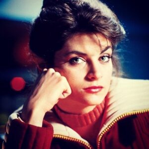 Kirstie Alley Instagram - A Throwback Thursday Treat for You ......... Back to Where it All Began @startrek 🖖#thewrathofkhan Circa #1982 #startrek #vulcan #saavik #lieutenantsaavik #hollywood #la #movies #trekkie #livelongandprosper #starshipenterprise #actress #movies #lovemyjob #grateful @bbuk #eyeofthestorm #tbt