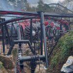 Kirstie Allsopp Instagram - I often say that things I mention on here are bought the normal way, but there are some things you can’t buy, so this is a big Thank You to @altontowers ‘cos as the mother (and stepmother, he’s hiding 😜) of major thrill seekers I could not turn down the chance for the boys to be amongst the first to ride on #nemesisreborn. This is our third trip to Alton Towers, so we are not just free believers, and we’re having a genuinely lovely day and the trees everywhere make this a particularly special place. An added shout out to Freya from @runraggeduk who is doing a great job. #altontowers #familyfun