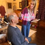 Kirstie Allsopp Instagram - Back at work and a special treat, we’ve got make up. We don’t usually have glamour help on @c4locationsofficial or @loveitorlistituk but when Phil and I do studio work (which usually means being at mine 🙄) we do. #yippee #makeupartist @emma_pats_mua