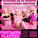 Kitten Kay Sera Instagram – If you missed @pinktasticplastixx over the weekend .. never fear we will be at UNIVERSAL BAR & GRILL FOR A VERY special HALLOWEEN 🎃 SHOW !! We go on at 8:45 pm .. y’all make sure you come please 💗 what do you think our Halloween costumes should be ??? 💗 of course we are taking requests.. 
PINKTASTIC PLASTIXX ARE @alexa.drums @rockyrosemusic @aurora.celena.bass @celindachang @kittenkaysera 
📷 @sofinchphotography 
At @thepinkpalace_ 
💗 exxcited to share the stage with @xtineandtherecklesshearts @ominousduckofficial @tempermentaltheband