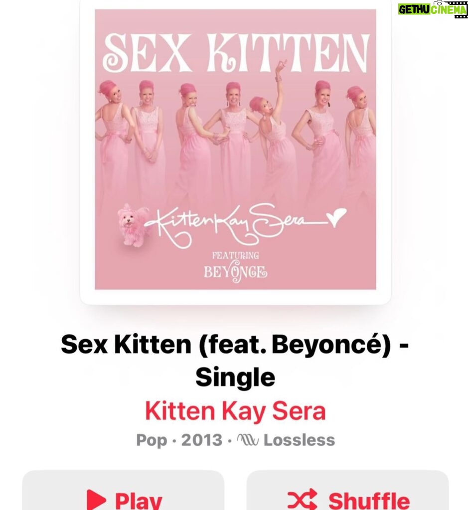 Kitten Kay Sera Instagram - In case you forgot ..I did a sweet song with @beyonce who sang back up for me! Go buy it now on @applemusic babe! #houstoninthehouse LINK IN STORY 💗 FORGOT TO MENTION; @spinmag named this song in Beyonces top 100 best !