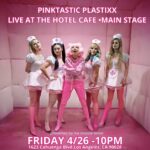 Kitten Kay Sera Instagram – ＴＨＥ ＨＯＴＥＬ ＣＡＦＥ•
ＭＡＩＮ • ＳＴＡＧＥ 
４•２６•２４
１０ ＰＭ 💗 
@thehotelcafe @pinktasticplastixx 

WԀ0⇂
 ㄣᄅ•9ᄅ•ㄣ
 Ǝ⅁∀⊥S NI∀W
 •ƎℲ∀Ɔ ˥Ǝ⊥OH ƎH⊥

ABOUT HOTEL CAFE 
the Hotel Cafe has been celebrating the live music experience for over 20 years. By hosting early career performances from names like Adele, Katy Perry, The Lumineers, Billie Eilish, Ed Sheeran, Leon Bridges, Mumford and Sons, Sara Bareilles, and many others, it has been labeled a break out room for many independent artists.

The Hotel Cafe has two separate stages that run simultaneously. Main Stage has a capacity of 215 with seating for around 40 people. Second Stage is a more intimate room that holds 75 people with seating for around 25 people. Most tickets we sell are GA with no assigned seating. Tables are generally first come first serve, unless reserved by the performers.