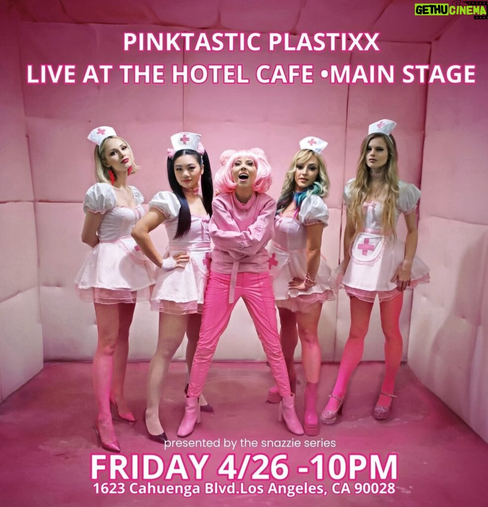 Kitten Kay Sera Instagram - ＴＨＥ ＨＯＴＥＬ ＣＡＦＥ• ＭＡＩＮ • ＳＴＡＧＥ ４•２６•２４ １０ ＰＭ 💗 @thehotelcafe @pinktasticplastixx WԀ0⇂ ㄣᄅ•9ᄅ•ㄣ Ǝ⅁∀⊥S NI∀W •ƎℲ∀Ɔ ˥Ǝ⊥OH ƎH⊥ ABOUT HOTEL CAFE the Hotel Cafe has been celebrating the live music experience for over 20 years. By hosting early career performances from names like Adele, Katy Perry, The Lumineers, Billie Eilish, Ed Sheeran, Leon Bridges, Mumford and Sons, Sara Bareilles, and many others, it has been labeled a break out room for many independent artists. The Hotel Cafe has two separate stages that run simultaneously. Main Stage has a capacity of 215 with seating for around 40 people. Second Stage is a more intimate room that holds 75 people with seating for around 25 people. Most tickets we sell are GA with no assigned seating. Tables are generally first come first serve, unless reserved by the performers.