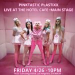 Kitten Kay Sera Instagram – ＴＨＥ ＨＯＴＥＬ ＣＡＦＥ•
ＭＡＩＮ • ＳＴＡＧＥ 
４•２６•２４
１０ ＰＭ 💗 
@thehotelcafe @pinktasticplastixx 

WԀ0⇂
 ㄣᄅ•9ᄅ•ㄣ
 Ǝ⅁∀⊥S NI∀W
 •ƎℲ∀Ɔ ˥Ǝ⊥OH ƎH⊥

ABOUT HOTEL CAFE 
the Hotel Cafe has been celebrating the live music experience for over 20 years. By hosting early career performances from names like Adele, Katy Perry, The Lumineers, Billie Eilish, Ed Sheeran, Leon Bridges, Mumford and Sons, Sara Bareilles, and many others, it has been labeled a break out room for many independent artists.

The Hotel Cafe has two separate stages that run simultaneously. Main Stage has a capacity of 215 with seating for around 40 people. Second Stage is a more intimate room that holds 75 people with seating for around 25 people. Most tickets we sell are GA with no assigned seating. Tables are generally first come first serve, unless reserved by the performers.