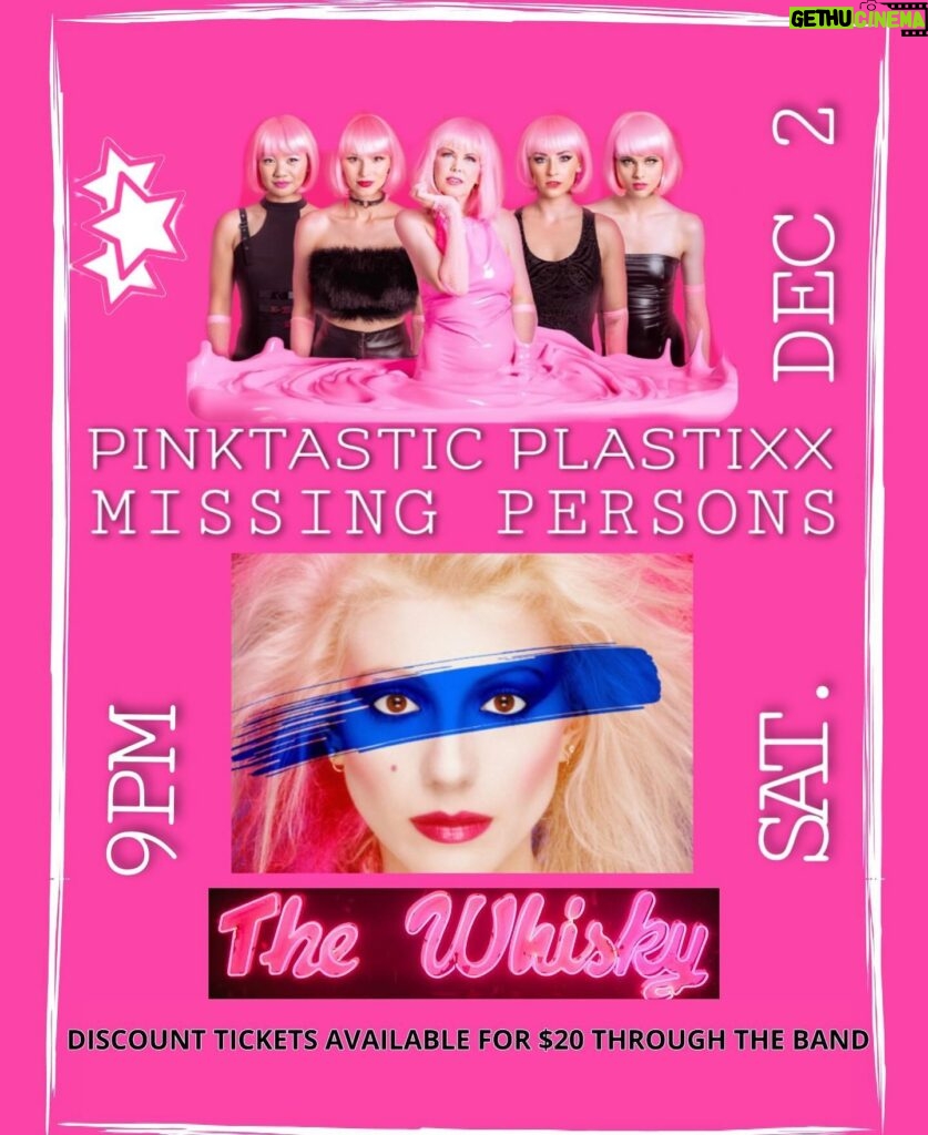 Kitten Kay Sera Instagram - So cool that we sold outta tixx for the whisky show! 💗🎟️ if you aren’t following @pinktasticplastixx get on it! This band is going places 💗✈️💗 #pinktasticplastixx #nextbigthing #grammyawards #allgirlband