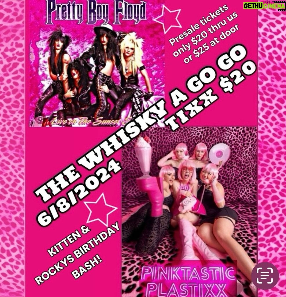 Kitten Kay Sera Instagram - This Saturday at the @thewhiskyagogo , I’m celebrating my birthday. Who’s coming????? You ain’t seen 61 look so rad!!! if I could be anywhere, it would be on stage so come celebrate with me!!!! $25 bux Venmo NOW! We are selling out! Special thank you @prettyboyfloydband for having us!!! 💗🎤💗 I think @bigsugarbakeshop is making us a surprise!!!!!! 💗🧁💗 we will have on stage @pinktasticplastixx with the originals @rockyrosemusic @alexa.drums @celindachang @kittenkaysera & guest appearing @lividillon & @polly.pocketknife !!! It’s gonna get wild 💗🫦💫💫💫