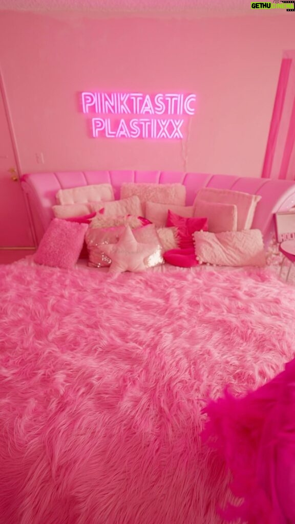 Kitten Kay Sera Instagram - Step inside the world’s Pinkest Palace, home to Kitten Kay Sera, the pinkest woman on earth! 💖🌸🌷🎀💄   From her wardrobe to her dog, every detail of her life is dedicated to pink. Celebrating over 40 years in her monochromatic wonderland, Kitten is also the lead singer of Pinktastic Plastixx, bringing a ‘Barbie-core’ energy to all she does. Her devotion to pink even led to a symbolic marriage to the color.    You can catch our exclusive interview with Kitten inside the pages of our new book, Level Up. Link in bio 💋 . . . #Ripleys #BION #RipleysBION #WeirdHistory #History #WeirdNews #LevelUp #RipleysBelieveltorNot #RipleyPublishing #NewBook #AnnualBook #Bookstagram #BookTeaser #Inspiring #Unconventional #Unbelieveable #MustRead #Bookworm #LinkinBio #AddtoCart #BookLover #Bookish #Instabook #Reading #Read #KittenKaySera #Pink #PinkestPerson