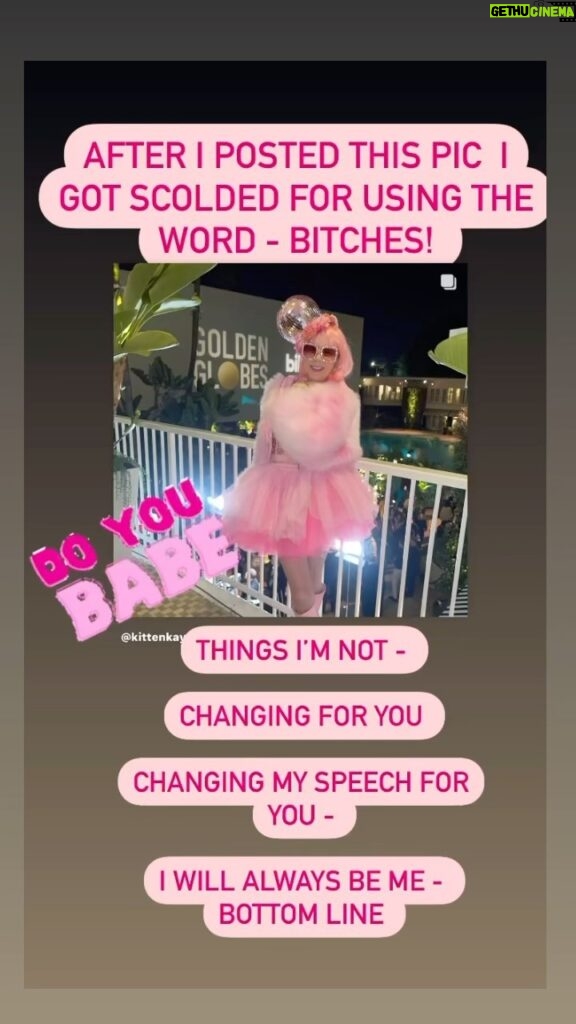 Kitten Kay Sera Instagram - I find it unbelievable that people think they can tell you what to say, and do as an adult!! 💗💗💗 I’m not a children’s performer .. dude i’m in a rock ‘n’ roll band. I’ll do whatever I want. Thank you.!!! PS -this story got 1 million views so I thought I should repost here 💗