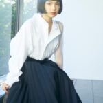 Kotone Furukawa Instagram - T JAPAN September 27, 2023 ・ Photographs by Kazuya Tomita さん hair&make by @fuseya_yoko さん styling by 藤井牧子さん