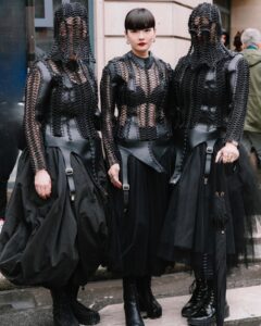 Kozue Akimoto Instagram - 🥷 #pfw #noirkeininomiya