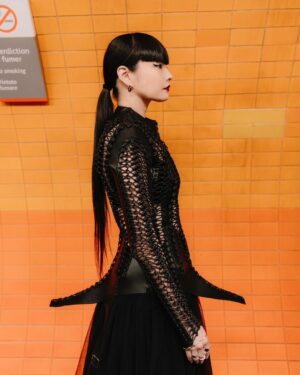 Kozue Akimoto Instagram - 🥷
#pfw #noirkeininomiya