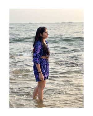 Krishnapriya K Nair Instagram - Stay trippie lil happie🌈🥳

#goadiaries #beach #beachlife #sealife #happyvibes #goabeach