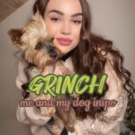 Kristal Shine Instagram - Me and my dog🎄