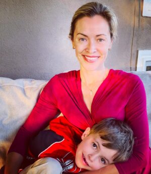 Kristanna Loken Instagram - A Mother’s love. What’s your favorite thing to do with your little one? 🥰Thor and I love to hike, ski, & have “dance parties” in our house- really just enjoying the simplicity of time shared together. #amotherslove #son #mother #joy #hike #ski #dance #magichour #simplicity