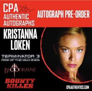 Kristanna Loken Instagram - Pre-order your autograph ASAP at https://cpaauthentics.com/products/kristanna-loken and join me for a private signing THIS Saturday 9/9 ♥

#autograph #signings #actors #actresses