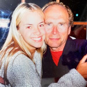 Kristanna Loken Instagram - Happy Veteran’s Day Papa, my hero! Thank you for bravely serving in the U.S. Naval Intelligence during Korea. I love you! Photo taken just after my 15th birthday. Happy Veteran’s Day to all who’ve served.  Thanks for keeping us safe! #veteran #veteransday #papa #fatherdaughter #love #navy