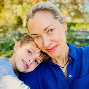 Kristanna Loken Instagram - Exceptional day with Thor exploring the dinosaur fossils at the #naturalhistorymuseum #thor #motherslove #son