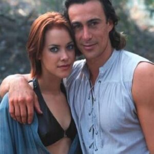 Kristanna Loken Instagram - Me and @therealdanielbernhardt in Mortal Kombat: Conquest back in 1998. 

#ThrowbackThursday #mortalkombat #actor #actress