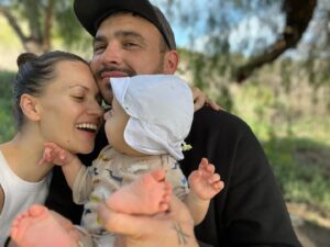 Kristen Gutoskie Instagram - So deeply honoured to be your mama my sweet L. So damn lucky. A whole new person came through me and a whole new me has emerged in the process. Can’t believe it’s almost a year. What a wild ride, so deeply challenging and beautiful and mind blowing and magical and exhausting and awe inspiring and joyous. 
Happy happy to my beautiful mama @lindagutoskie too, the best nana we could ask for ❤️
Happy Mother’s Day to everyone, whatever this day brings up for you, I send you love.