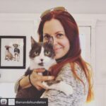 Kristin Bauer Instagram - 5 year adoptiversary for Jasper from the @amandafoundation 🎉 🎊 🥳 🎂🤍🖤🩶. We think he’s about 16 now and doing just fine! We recently discovered he has high blood pressure but on medication it’s now perfect. He has very few teeth left and loooooves his heated pads. He bullies the dogs but they give him a wide birth and coexist. He likes the boy cats, but Abigail was such a bitch to him for so long he’s been grown impatient with her. He’s a sweet guy who’s especially bonded to me. His person died and he didn’t get a home for two years as he was a senior. It broke my heart so I took him in even though I didn’t need more cats. I’m very glad I did! #adoptseniorpets #cats #catsofinstagram #catsanddogslivingtogether livingtogether