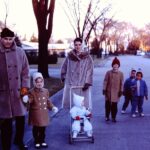 Kristin Bauer Instagram – Hadn’t seen this photo before my cousin sent this today. From left: My Dad, my sister (who’s no longer with us), my Mom with my sister in the stroller, my brother, my two cousins, and my Uncle Dick (who would have been 95 today). So nice to have these photos as 3 people in this one are gone. Such is life. Also, stroller technology has clearly advanced! #family #glamour #vintage #stroller