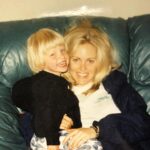 Kristin Bauer Instagram - 1996. My beloved niece and me. We were both awfully young! Life is a trip man. On the one hand we are the same and on the other almost nothing about us is the same. Constant change that is visible and invisible. Thank God I didn’t know how life would unfold, the good and the bad, I would not have known how to handle either beforehand. So much love and loss for us both. This is the kind of photo that makes me reflect. So happy Annie is in my life. #love #aunt #niece