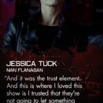 Kristin Bauer Instagram - On this episode, @deborahannwoll and @kristinbauer welcome @thejessicatuck who portrayed badass American Vampire League spokeswoman and undercover Authority spy Nan Flanagan. She shares her wild journey going from recurring character to season regular and discusses how she found the all the layers beneath Nan’s tough exterior. Subscribe and listen wherever you get your podcasts. See y’all real soon🩸 #trueblood #hbo #max #truestblood #deborahannwoll #kristinbauer #podcast #pam #jessicahamby #nanflanagan