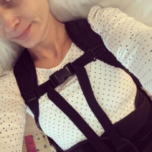 Kristina Klebe Instagram - 1 year ago today I broke my back… I didn’t talk about it much- if at all. And def not on social media. But today I’m celebrating my new birthday… Sept 2nd. The day I didn’t die. I spent the majority of this past year in pain, trying to get my life and mostly my health back on track… it’s an uphill battle- but every hill has its valley right? In this case I’ll happily slide down the hill into the valley 😂 Life is weird. And even weirder when your boyfriend has to wax your legs 😂 #brokenback #luck #reiki #energy #horsebackriding #holdontight