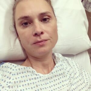 Kristina Klebe Instagram - 1 year ago today I broke my back… I didn’t talk about it much- if at all. And def not on social media. But today I’m celebrating my new birthday… Sept 2nd. The day I didn’t die. I spent the majority of this past year in pain, trying to get my life and mostly my health back on track… it’s an uphill battle- but every hill has its valley right? In this case I’ll happily slide down the hill into the valley 😂 Life is weird. And even weirder when your boyfriend has to wax your legs 😂 #brokenback #luck #reiki #energy #horsebackriding #holdontight