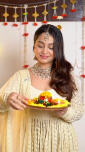 Kristina Patel Instagram - Embrace the true essence of Diwali with a home that sparkles and smells as festive as your spirit! Join me in prepping for the festivities - cleaning, arranging, and adding the magical touch of Odonil. Let the fragrance of joy linger in every corner. Happy Diwali! #SmellsLikeFestiveWithOdonil #odonil #superiorfragrance #airfreshener @official_odonil