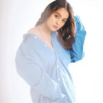 Kristina Patel Instagram - Don’t look at caption , look at me 💙 . Clicked by : @kapilcharaniya Mua - @ar_111ash @makeup_by_vinnie . . . #kristinapatel #explore #cute #insta #instalike #instafashion #newpost