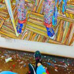 Kristy Cha Ray Chu Instagram – 星期六晚上
我在台北畫畫
#你在哪裡做什麼

Maxx（局部）
壓克力顏料、炭筆、畫布
180cmx120cm
2024
