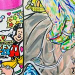 Kristy Cha Ray Chu Instagram - 此時此刻 正在進行的畫作，桌上的顏料、等待上場的畫筆、不同作品的局部、工作室的一角 #我今天是藍綠色