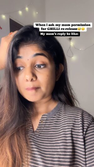 Kriti vamshini Instagram - Are you sure na normal dhana?Who else love ghilli?😅🥹❤️🔥

#instagram #instadaily #instalike #instamood #vijay #thalapathy