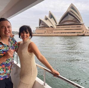 Krysta Rodriguez Instagram - This is a Quokka. He’s just one of the amazing things that happened to me in Australia. The other is this stamp on my passport. I got to accomplish a life goal of mine by visiting everyone continent (yes even that one). Thank you @thedisneyprincesses for allowing me to cross that one off the list and travel the world with some of my favorite people. I guess you ARE in the dream making business ✨🪄