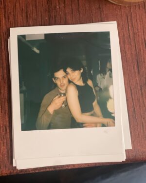 Krysta Rodriguez Instagram - When my opening night for The Collaboration was cancelled because of covid, I had no idea my friends were planning a surprise opening night weeks later with all my favorite people. And yes, a red carpet and fake paparazzi. These are truly photos of me at my happiest. Thankfully @drewxphotography was there to capture it all. Still floating 🎈