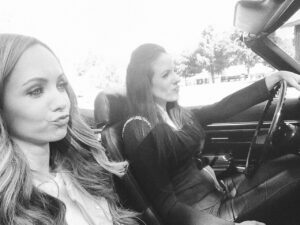 Ksenia Solo Instagram - Rollin up to the #lostgirl reunion with bae… you guys ready to hang? @anna.silk @galaxyconlive • August 8th 2pm ET