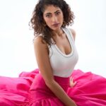 Kubbra Sait Instagram - Tried being a popsicle 🍭 for a day… I liked it a LOT 🎀💞👛🌷🌸🍬🩰🎟️💓 PS: Curves are Curving. @maisontai Dressed by @who_wore_what_when Hair and Make Up was done on a Sunny ☀️ afternoon by Me! @thefirstclik photographed the model. #Fashion #Sunny #Happiness #Joy #Sexy #Curves #Curls #CurlyHair #MakeUp #Fresh