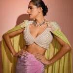 Kubbra Sait Instagram - “Pretty in Pink Pistachio: Serving looks with sass and a side of slick back chic!” You’re welcome!😇 #KubbraSait @anupellakuru @anupellakuruofficial @curiocottagejewelry @thefirstclik @manoloblahnik @manojchavan61 @natashamoorcosmetics #Hot #Sexy #Love #Life #Like #Happiness #India #Actor #Bollywood #Joy