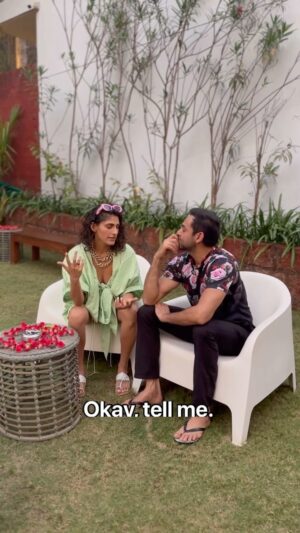 Kubbra Sait Instagram - Hoooomansss!!! 
De-Ol see that coming?!?!?! 🤣🤣🤣🤣🤣 with THE @abhaydeol 😹😹😹😹

I flew into Goa just for this 😜🥁🥁🥁

#KubbraCracksBadJokes #KubbraCracksDadJokes