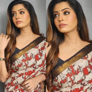 Kuhasini Gnanaseggaran Instagram - Glammed our beautiful actress @kuhasini for shoot ❤️

Saree - @shree_meenakshii