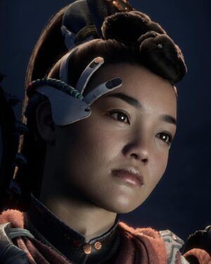 Kylie Liya Page Instagram - It’s such an honor to be in a video game during the peak of graphic technology. I can’t believe some of these aren’t photos!! 
#seyka #horizonburningshores 
Cred: longleglens on tmblr