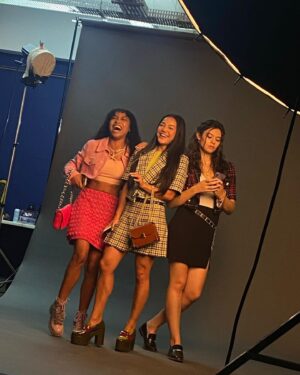 Kylie Liya Page Instagram - Shooting this movie was a dream come true✨ 12 year old me was so proud because I’ve always dreamt of being a popular cheerleader walking down the hall in slow motion💁🏻‍♀️😂 On a more serious note, this project gave us the ability to explore a beautiful country⛰, created friendships that will last a life time🤍 and gave me the opportunity to embark on a new creative endeavor alongside some pretty awesome people ✨👻 Streaming now on @hulu #DarbyandtheDead